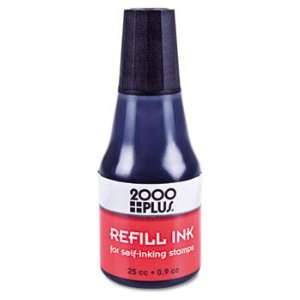   2000 PLUS Self Inking Refill Ink, Black, .9 oz Bottle