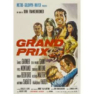  Grand Prix (1966) 27 x 40 Movie Poster Italian Style A 