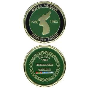  Collectible Veteran Service Korea Coin 