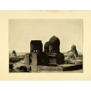  Print Ancient Tomb Mamelukes Cairo Egypt Architecture Burial Ground 