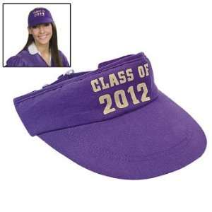    Class Of 2012 Purple Visors   Hats & Visors