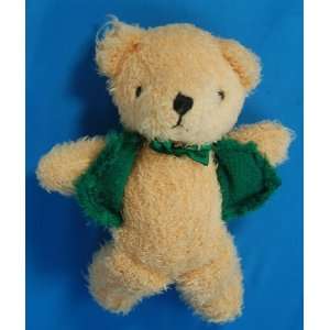  Hug and Love Ragged Plush Bear w/ Vest: Toys & Games