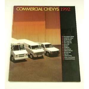  1992 92 Chevrolet CHEVY COMMERCIAL BROCHURE Truck Van 