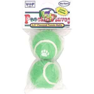  TENNIS BALLS FETCH OFLAVOR LIME 2 PACK Toys & Games