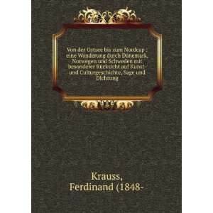   Culturgeschichte, Sage und Dichtung Ferdinand (1848  Krauss Books