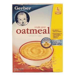 Gerber Dry Cereals Cereal For Baby Oatmeal Single Grain 8 oz [Misc 