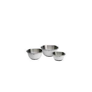 OXO 3 Piece Mixing Bowl Set   Gray:  Kitchen & Dining