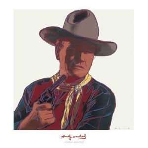 Cowboys & Indians John Wayne 201/250, 1986 by Andy Warhol 26.00X26.00 