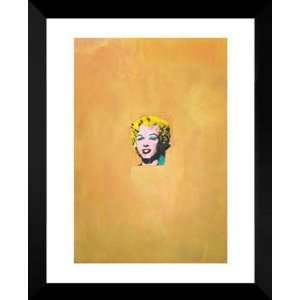 Andy Warhol Framed Pop Art 24x24 Gold Marilyn Monroe 