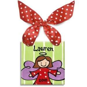  Angel Ornament Girl (Brown Hair): Home & Kitchen