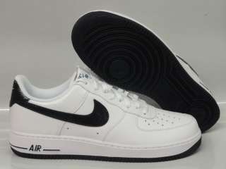 Nike Air Force 1 White Navy Blue Sneakers Mens 18  