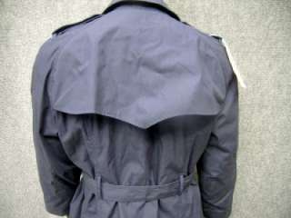 MENS AIR FORCE TRENCH COAT ALL WEATHER 44 LONG  