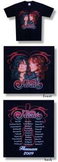 Heart NEW 2009 Concert Tour T Shirt  2XLarge AWESOME  