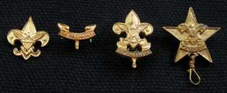 Tiny Older Boy Scout BSA Parent Pins  
