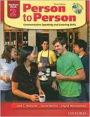 Person to Person Third Edition 2 Student Book with Audio CD 