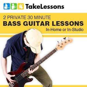  TakeLessons 2 Private 30 Minute Bass Guitar Lessons: In 