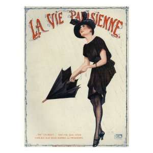  La Vie Parisienne, Magazine Cover, France, 1919 Stretched 