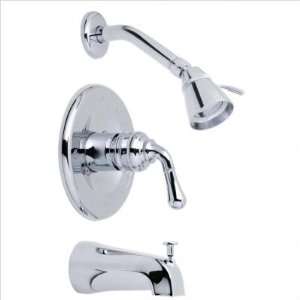   950 50524CP Single Lever Handle Anit Scald Tub/Shower Faucet, Chrome