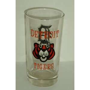  Vintage Detroit Tigers Baseball Glass 