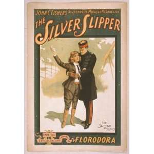   production, The silver slipper by Owen Hall and Leslie Stuart, authors