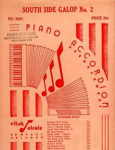 South Side Galop No. 2 Elsnic Accordion Sheet Music  