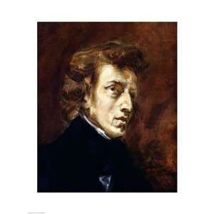  Frederic Chopin   Poster by Eugene Delacroix (18x24)