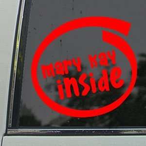  MARY KAY INSIDE Red Decal Car Truck Bumper Window Red 