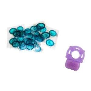 Aqua Colored Premium Latex Condoms Lubricated 48 condoms Plus OMAZING 