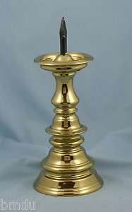 Virginia Metalcrafters Williamsburg Spike Pricket Candlestick CW 16 33 