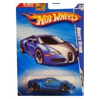  Hot Wheels 2010 160 Blue Bugatti Veyron Hot Auction 164 