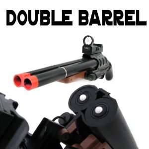  Double Barrel Pirate Shotgun Airsoft Pistol Rifle Sprng 
