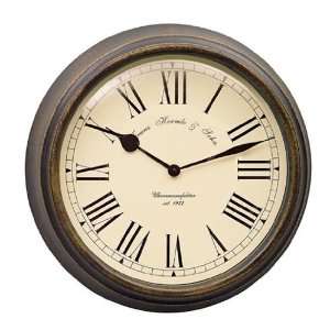  Hermle Antique Metal Wall Clock 30795 002100: Home 