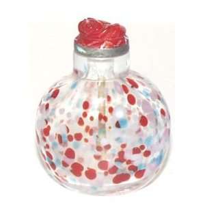  Vintage Mottled Glass Snuff Bottle