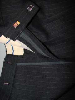 Pinstriped ALEXANDRE OF ENGLAND Savile Row Suit Sz 46  