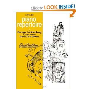   Glover Piano Library): George Lucktenberg, David Carr Glover: Books
