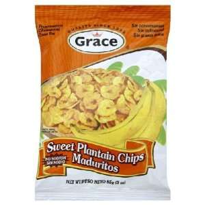 Sweet Plantain Chips 3oz  Grocery & Gourmet Food