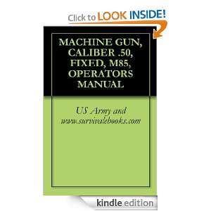 MACHINE GUN, CALIBER .50, FIXED, M85, OPERATORS MANUAL US Army and 
