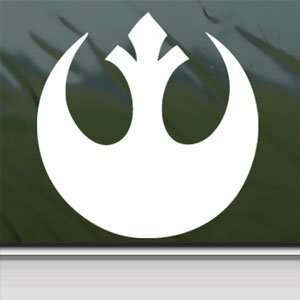  Star Wars White Sticker Rebel Alliance Laptop Vinyl Window 