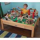 KIDKRAFT Airport Express Train Set and Table With Train Set Spiral 