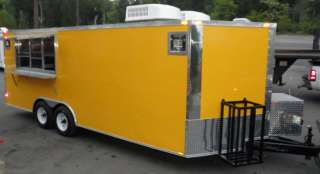   20 ENCLOSED V NOSE CONCESSION FOOD BBQ CATERING EVENT TRAILER  