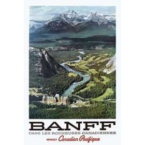  Banff Springs Hotel Poster Print