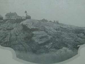 1905 PEMAQUID POINT LIGHTHOUSE VIEW Maine Postcard ME  