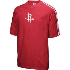  Houston Rockets adidas 3 Stripe Crew Tee Sports 