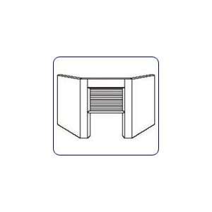   Euro Corner Appliance Garage with Solid Door, White: Kitchen & Dining