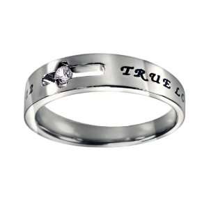  April Birthstone True Love Waits Solitaire Ring Jewelry