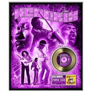  Jimi Hendrix Purple Haze framed gold record: Everything 