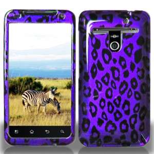 Purple Leopard Case Phone Cover Verizon LG Revolution  