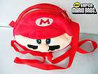 Super Mario Brothers Face Red Plush Mini Coin Bag Wallet Purse