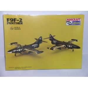  Grumman F9F 2 Panther Jet Aircraft  Plastic Model Kit 