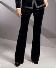 Sutton Studio Womens Bootcut Velvet Jeans Formal Pants  